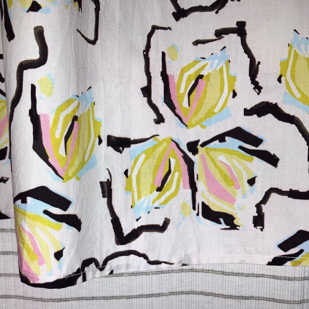 Women’s XL Velvet by Graham & Spencer Puff Sleeve Zoey print Blouse - Picture 10 of 15